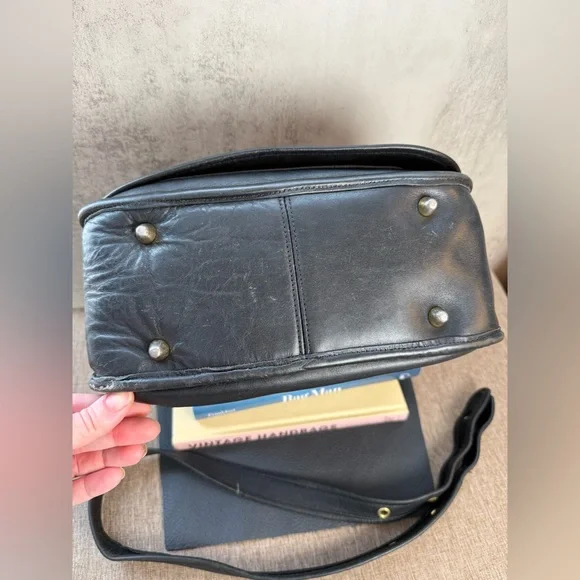 🖤 Vintage Coach Stewardess Crossbody Bag | Black |9525 | 2001 | Costa Rica - Picture 7 of 11